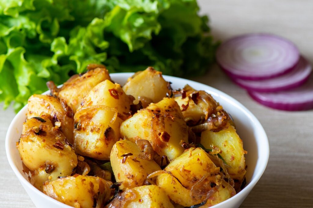 Curry Spiced Roasted Potatoes