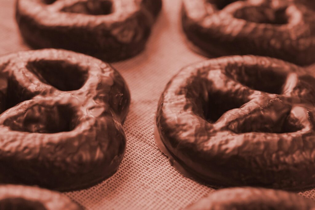 Pretzels, Chocolate-covered pretzels, Chocolate image.