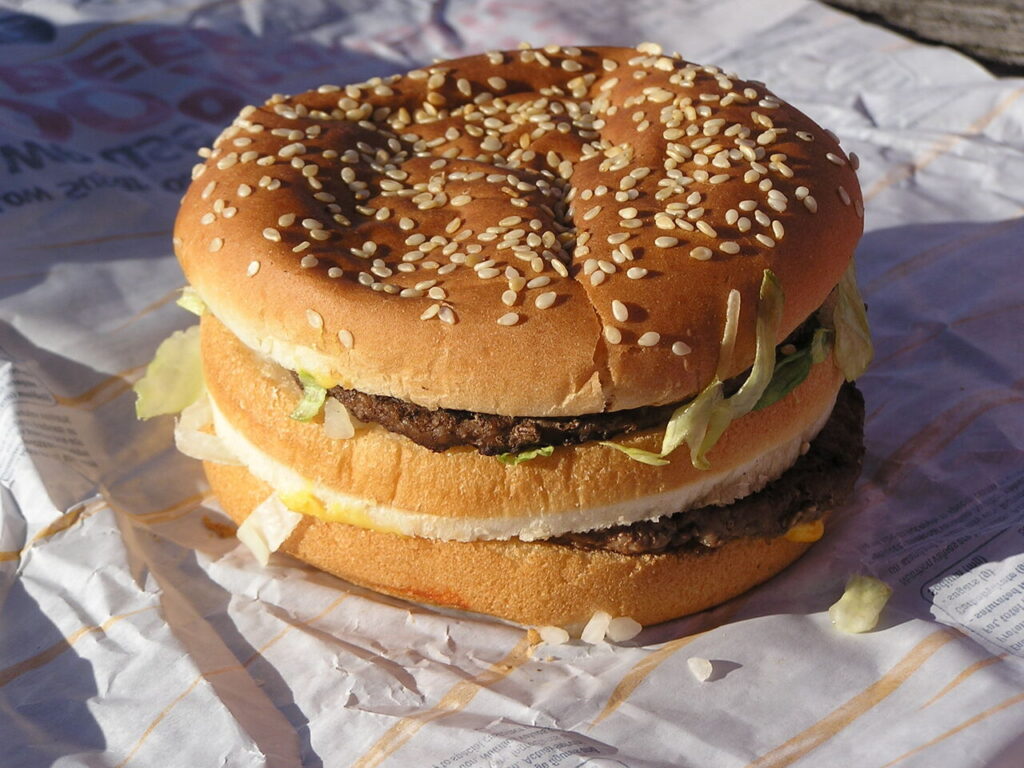 The Big Mac from McDonald’s
