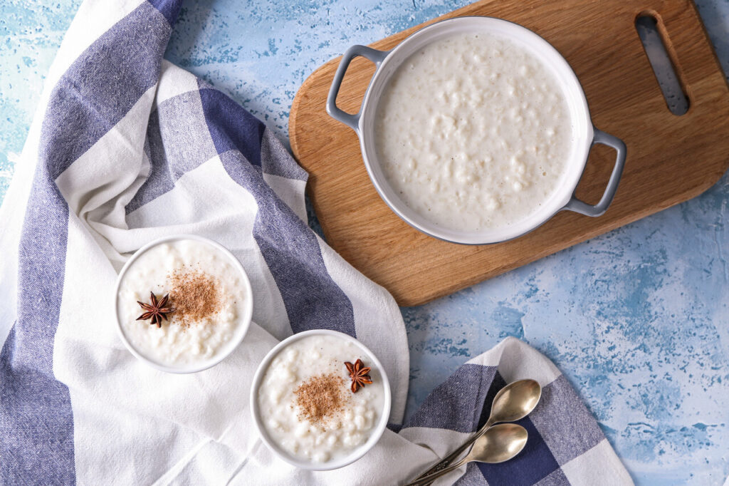 Rice Milk Pudding.