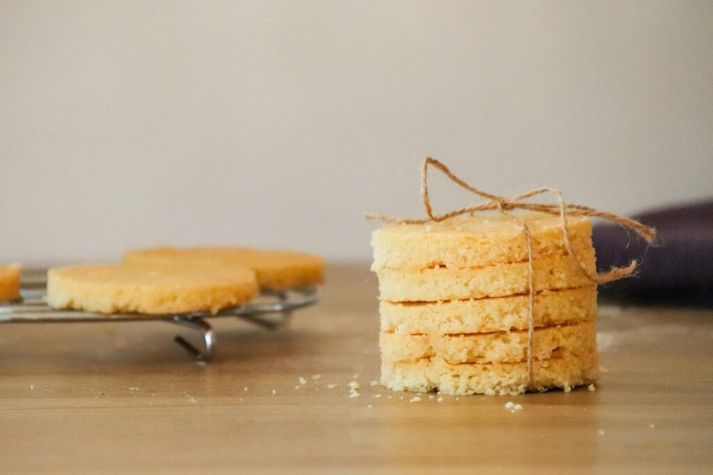Orange Shortbread Cookies