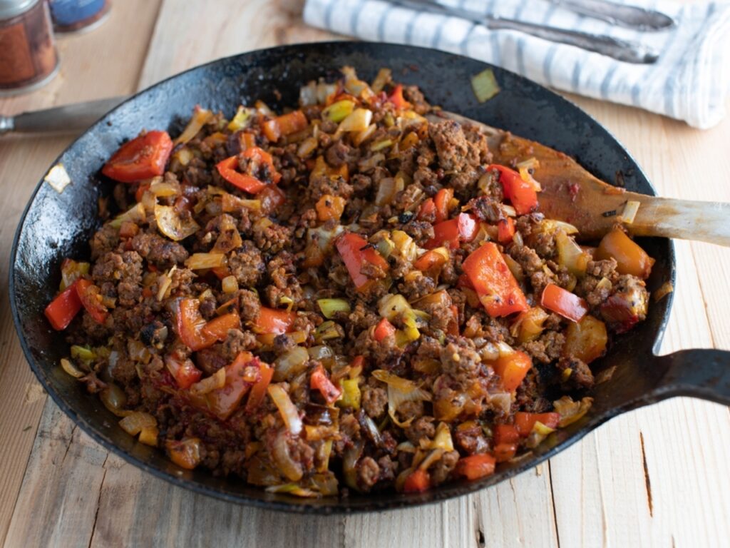 Beef and Zucchini Skillet