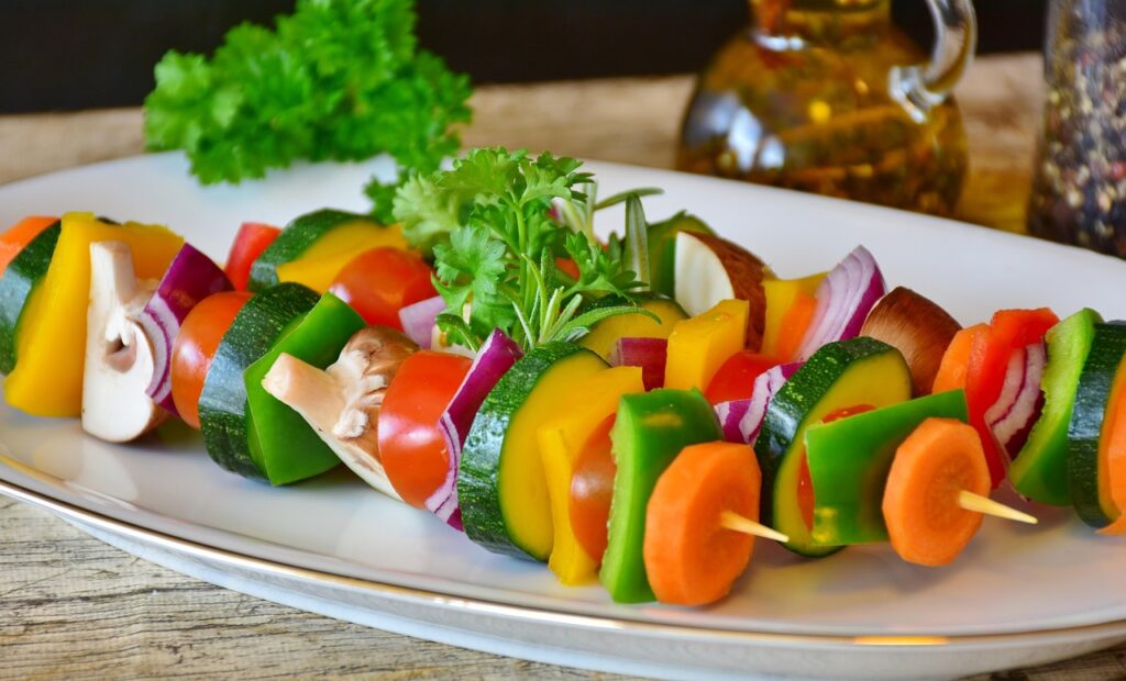 Veggie-Only Skewers