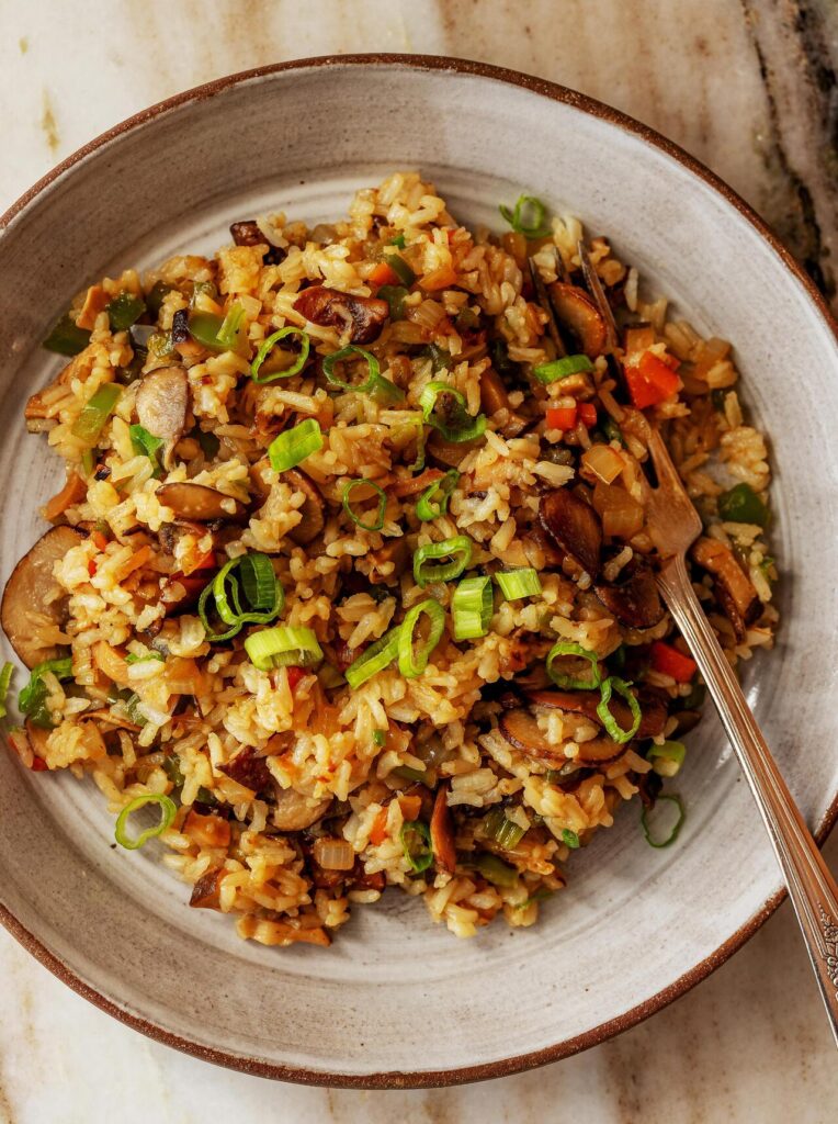 Mushroom Fried Rice