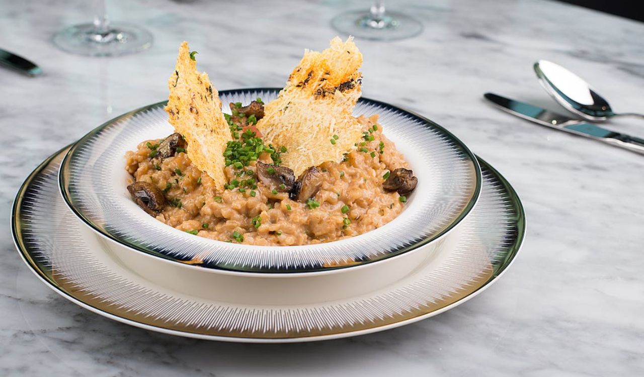Mushroom risotto