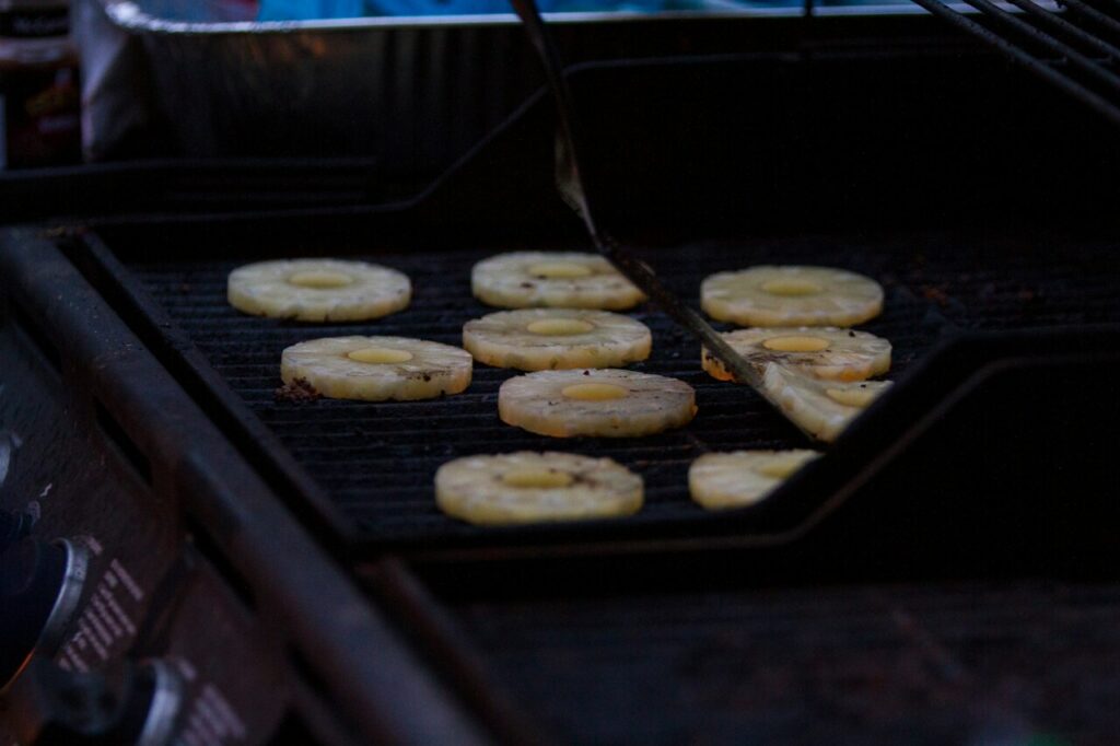 pineapple on grill