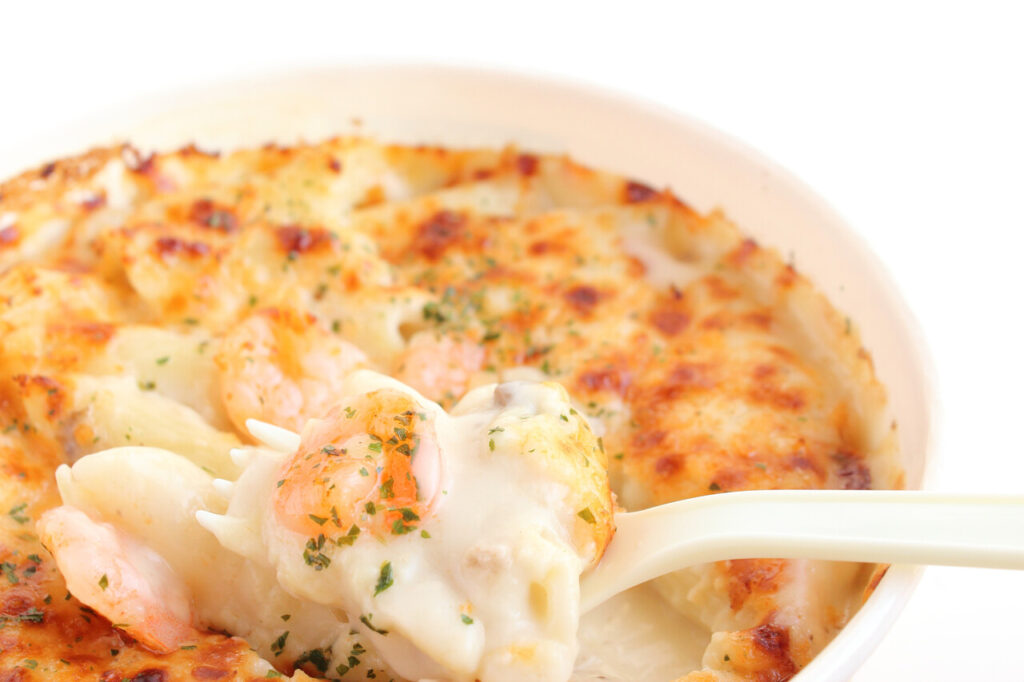 Seafood Pasta Gratin