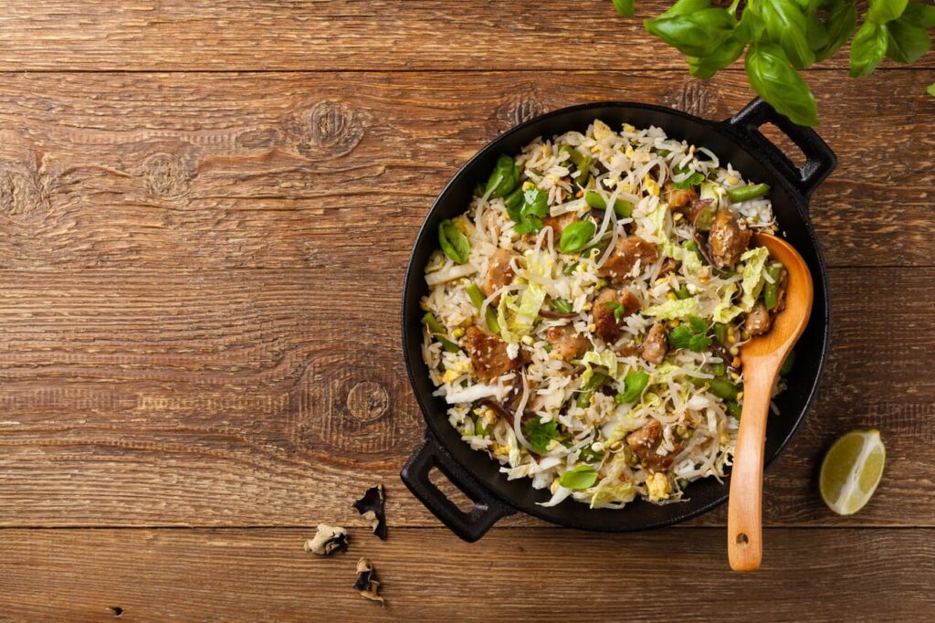 Mushroom Fried Rice