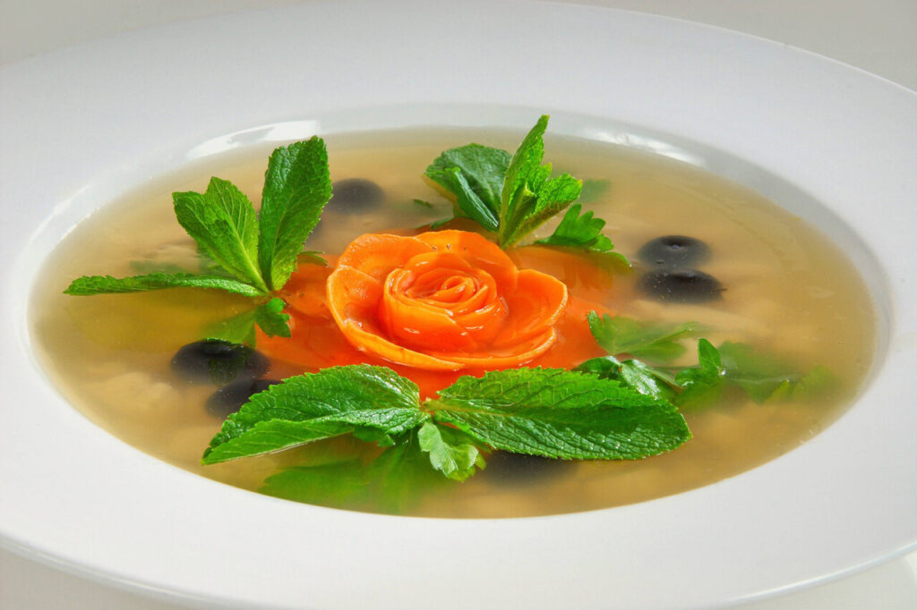 aspic salad vegetables with spices