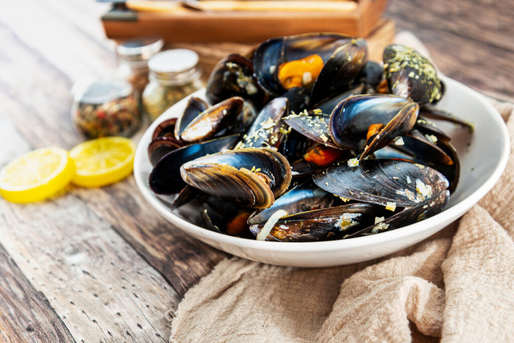 Mussels in White Wine Sauce