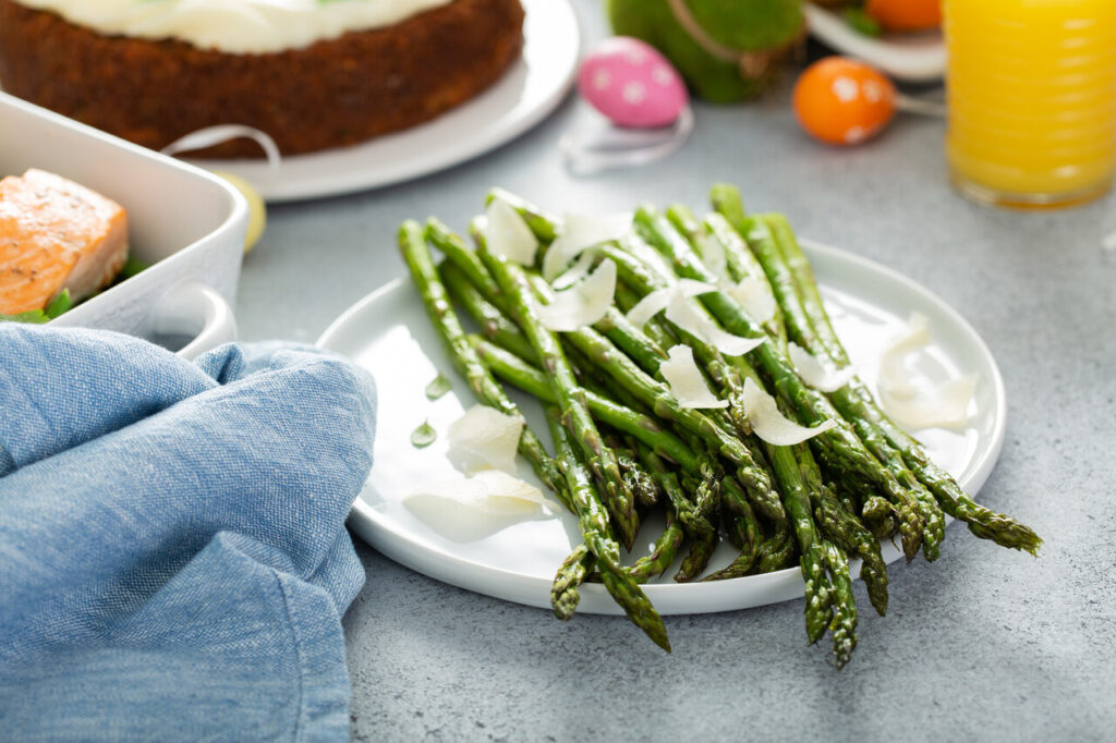 Garlic Parmesan Roasted Asparagus