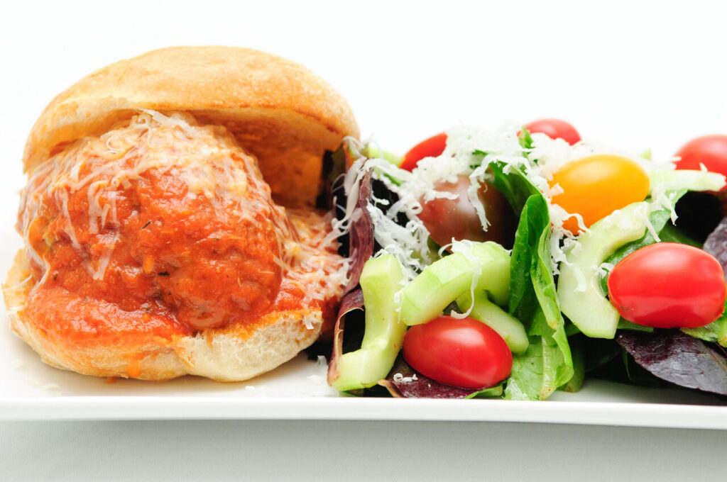 delicious meatball sliders