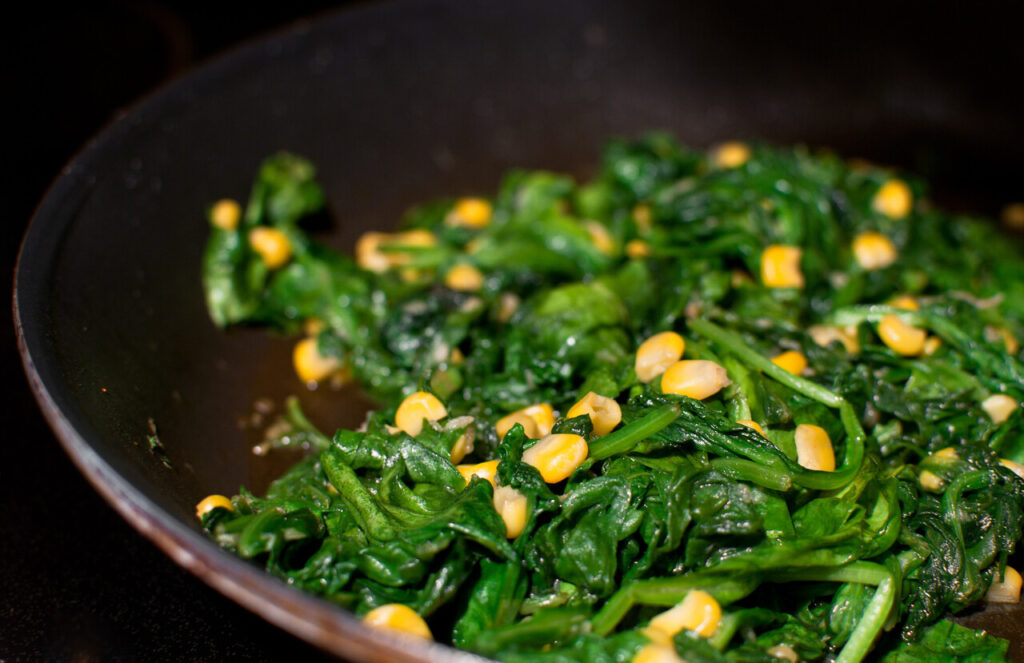 Wilted Spinach Salad