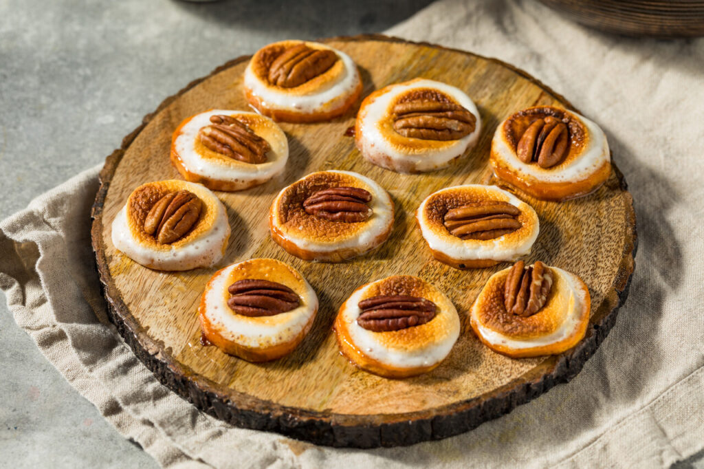 Sweet Potato Bites with Pecans