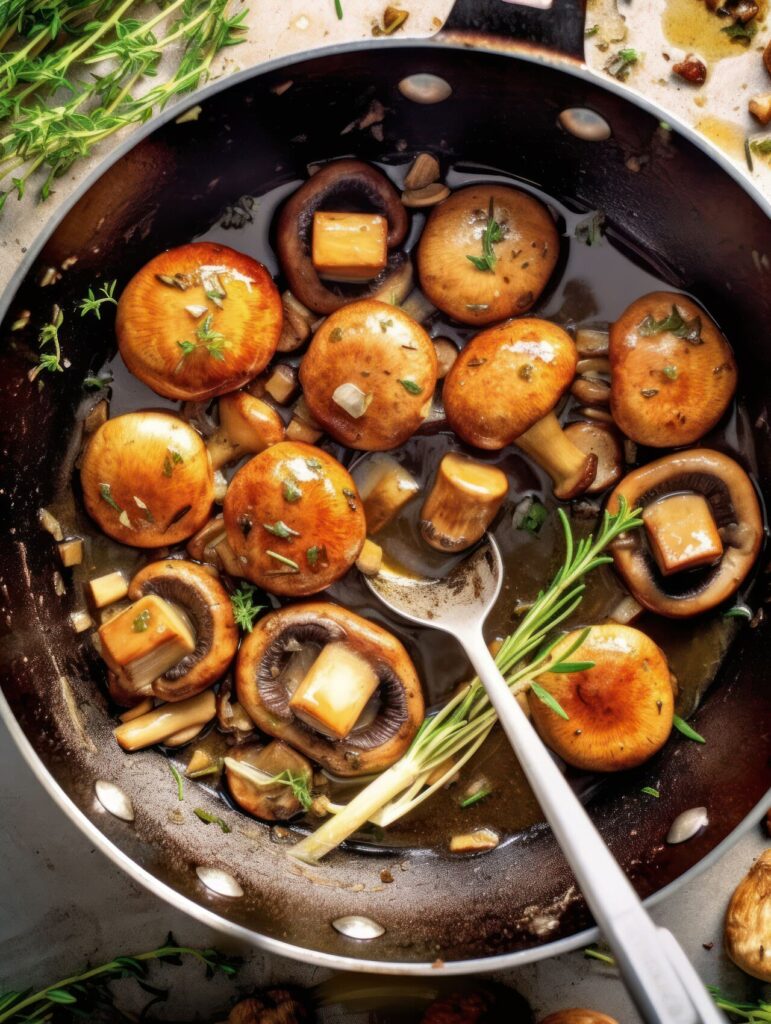 . Garlic Butter Mushrooms