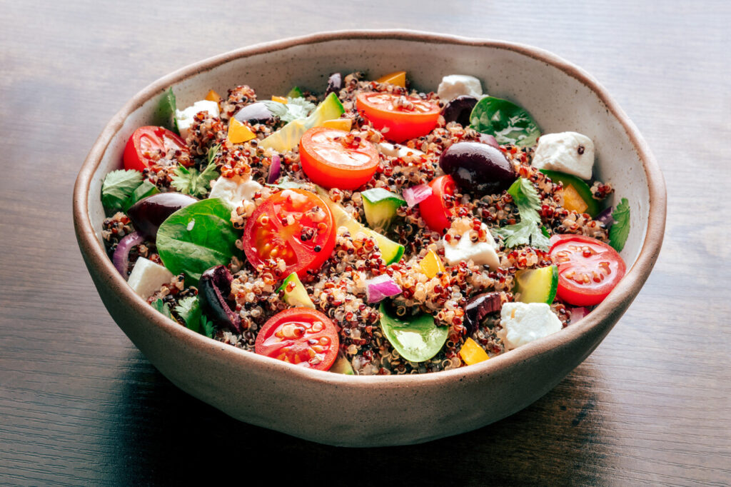 Mediterranean Quinoa Bowls