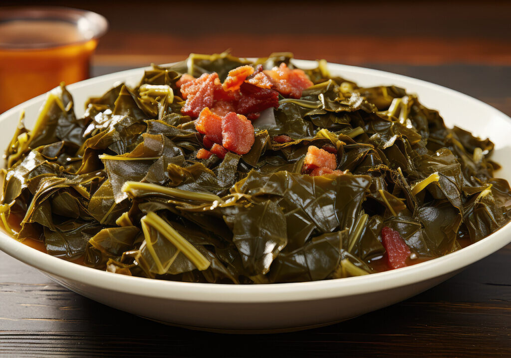 Collard Greens with Smoked Meat