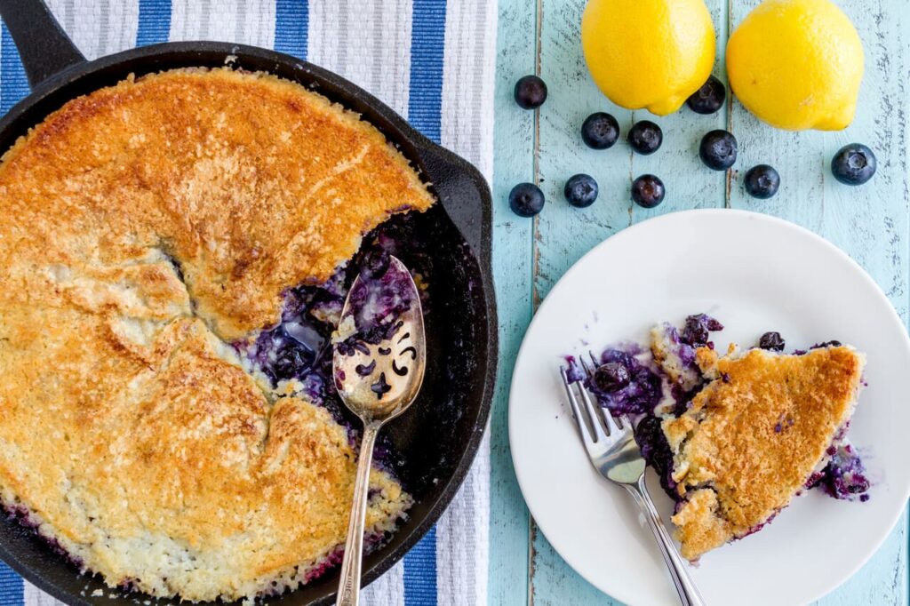 Blueberry Lemon Cobbler