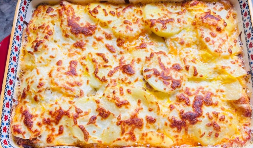 Scalloped Potatoes with Ham