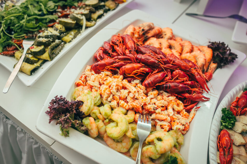 seafood served at Topolino
