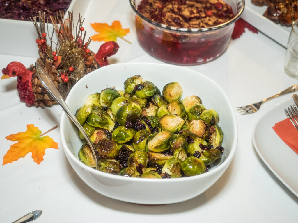 Maple-Balsamic Roasted Brussels Sprouts