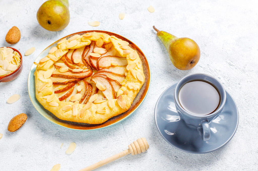 Pear and Ginger Cobbler