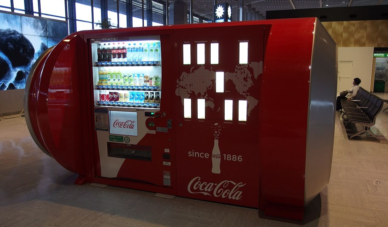 Airport vending machine