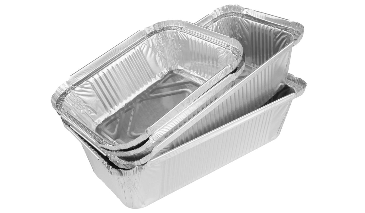 Aluminum Containers with Plastic Lids