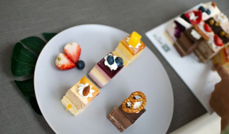 Assorted no-bake desserts