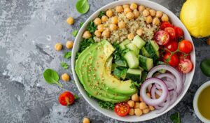 Avocado Chickpea Salad