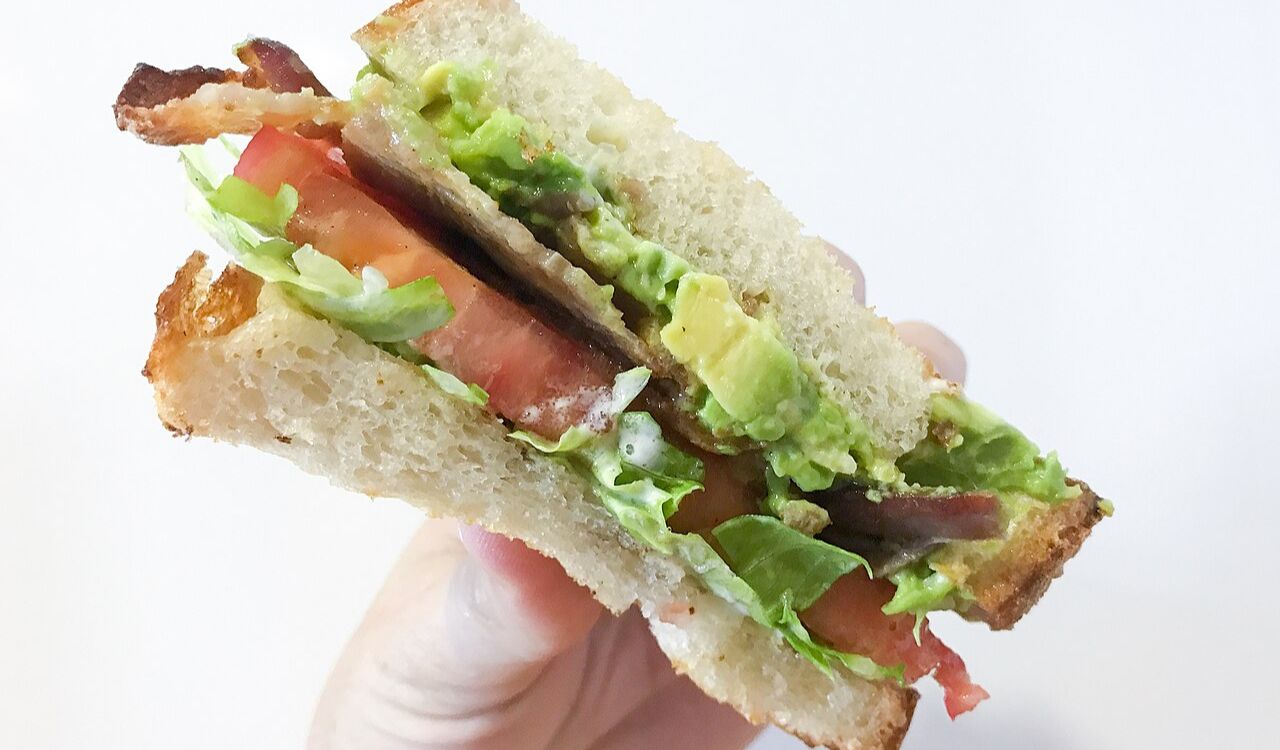 BLT with avocado
