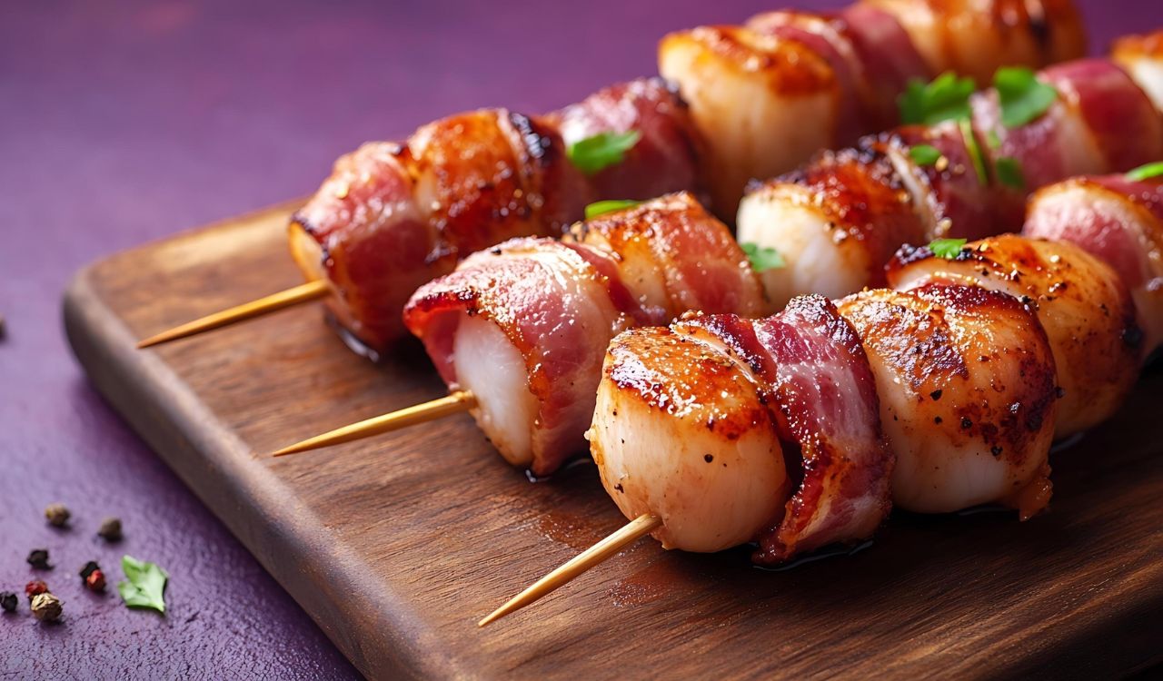 Bacon-Wrapped Scallops