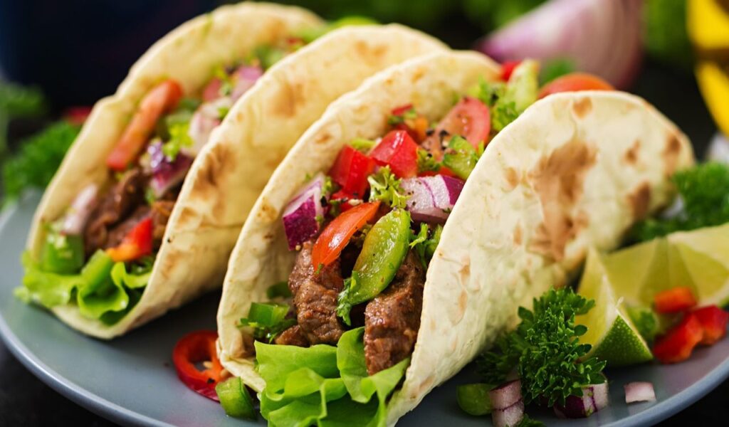 Beef tacos