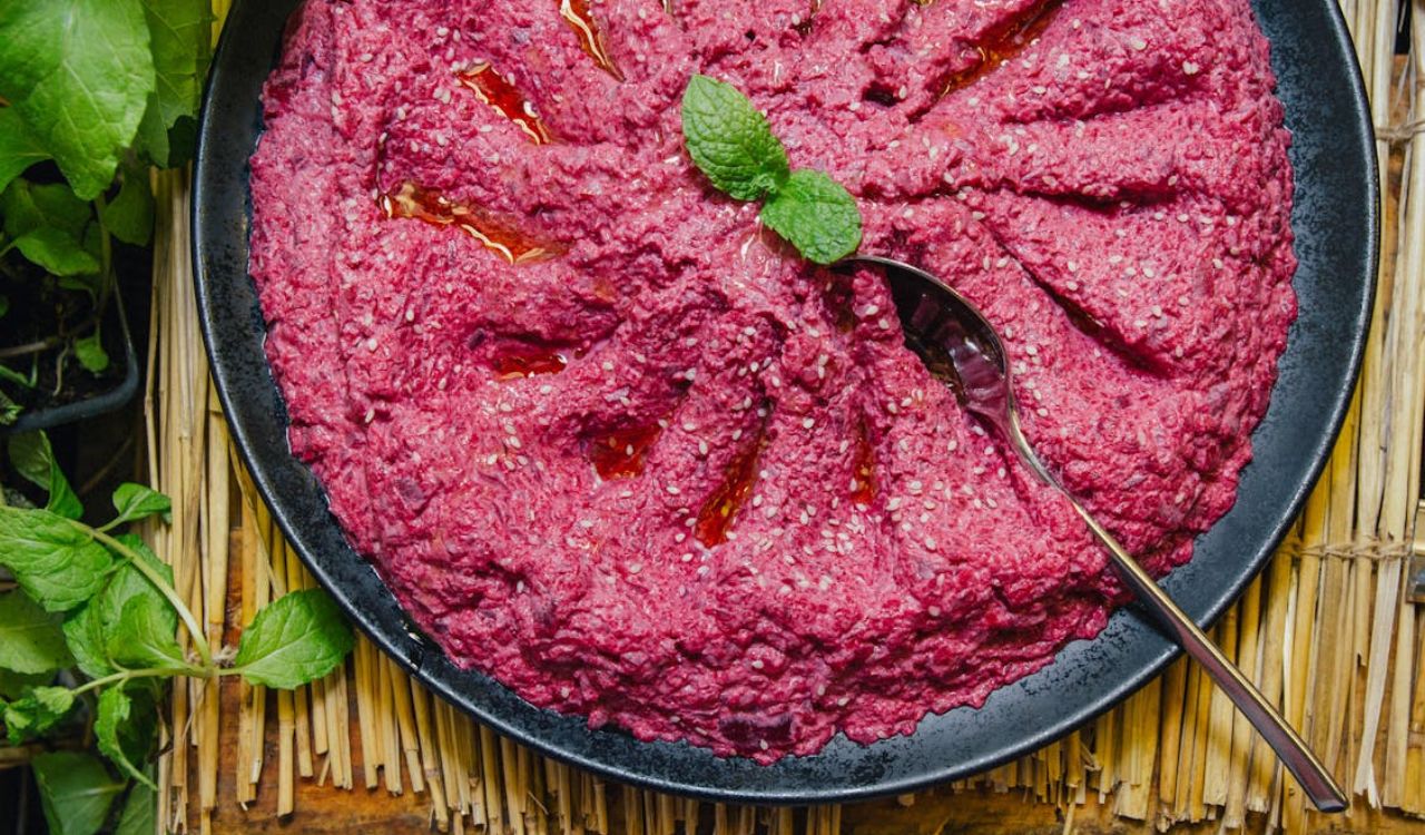 Beet Goat Cheese Dip