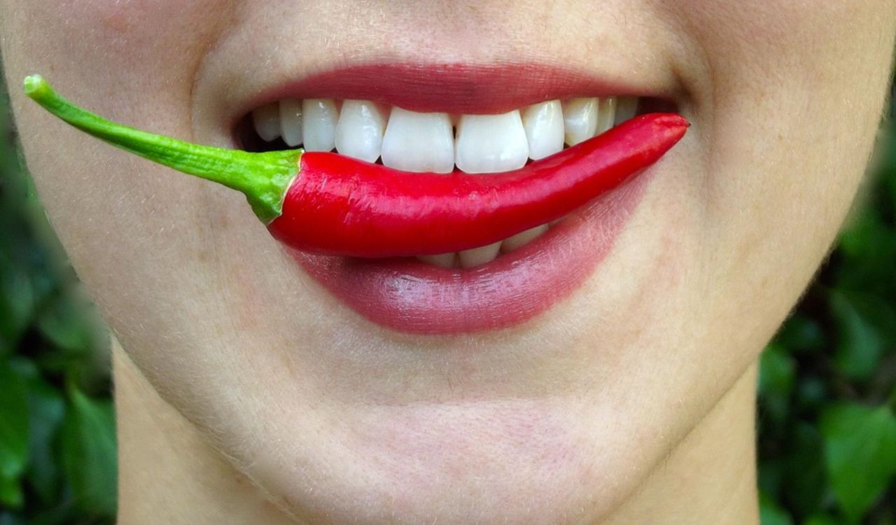 Biting chili