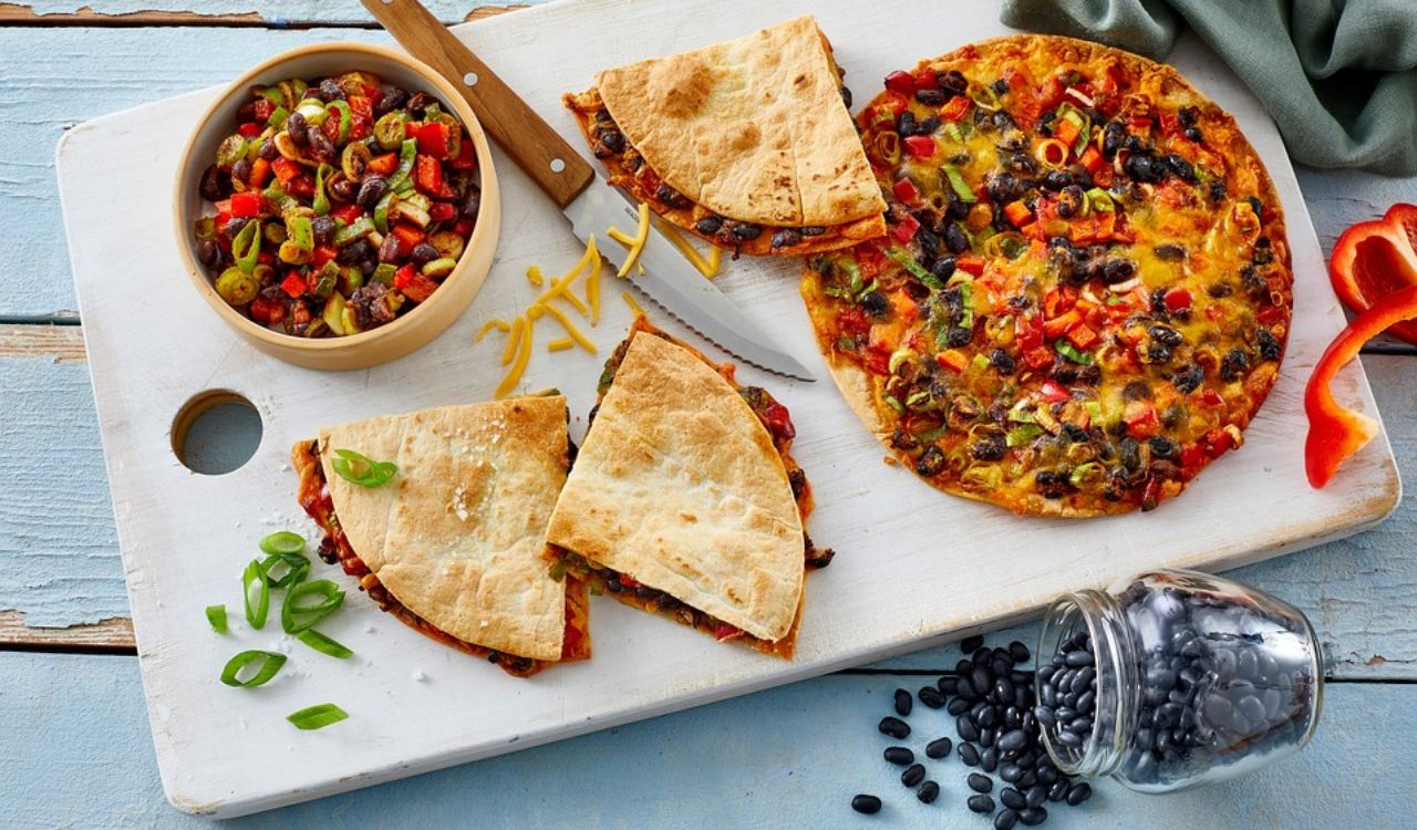 Black bean quesadillas