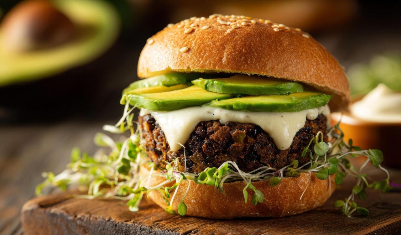 Black bean slider