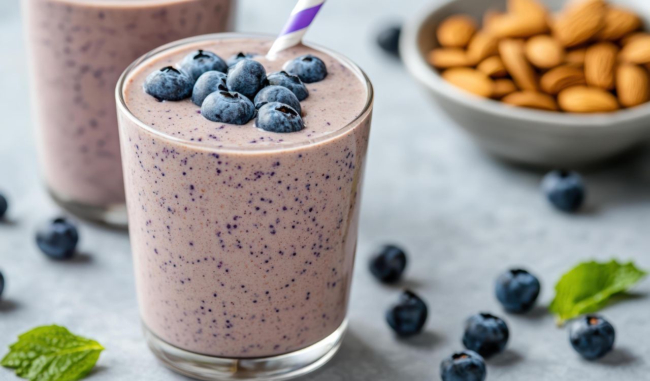 Blueberry Almond Smoothie