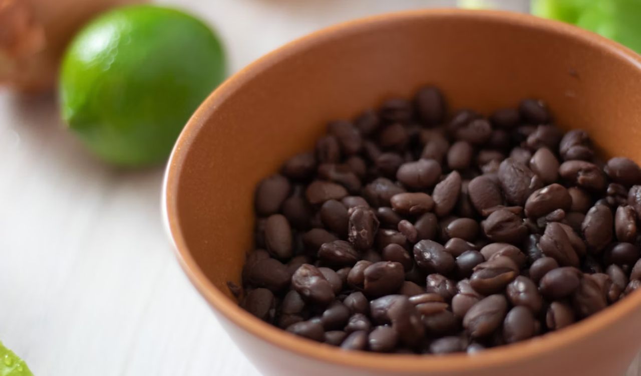 Bowl of black beans