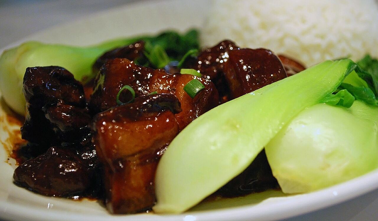 Braised pork belly