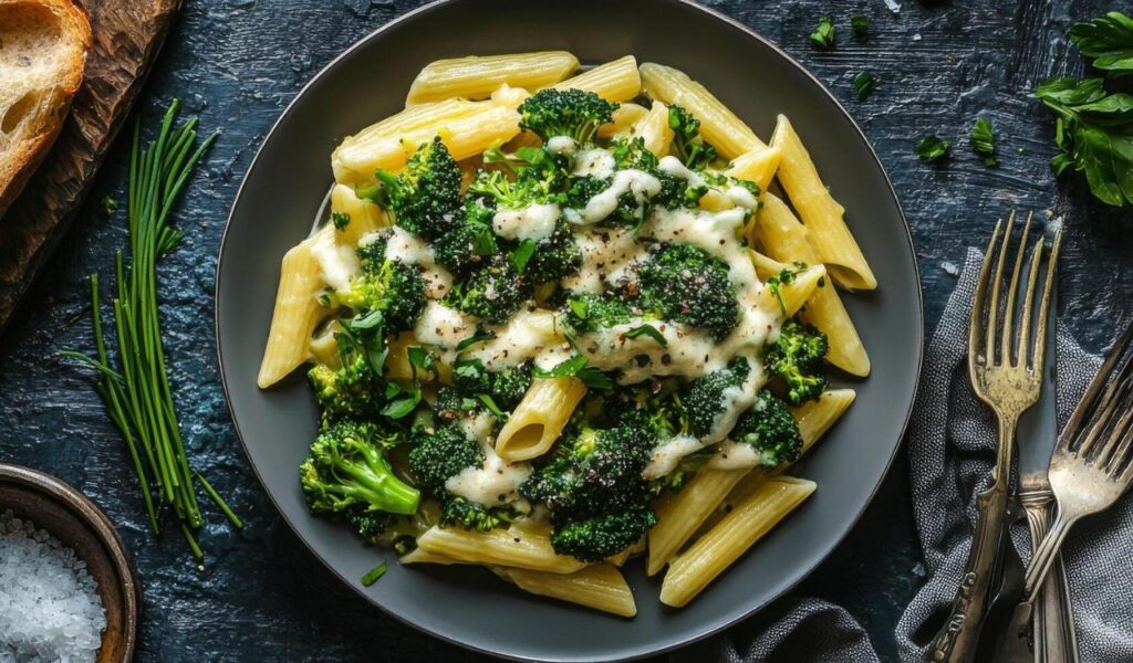 Broccoli cheddar pasta