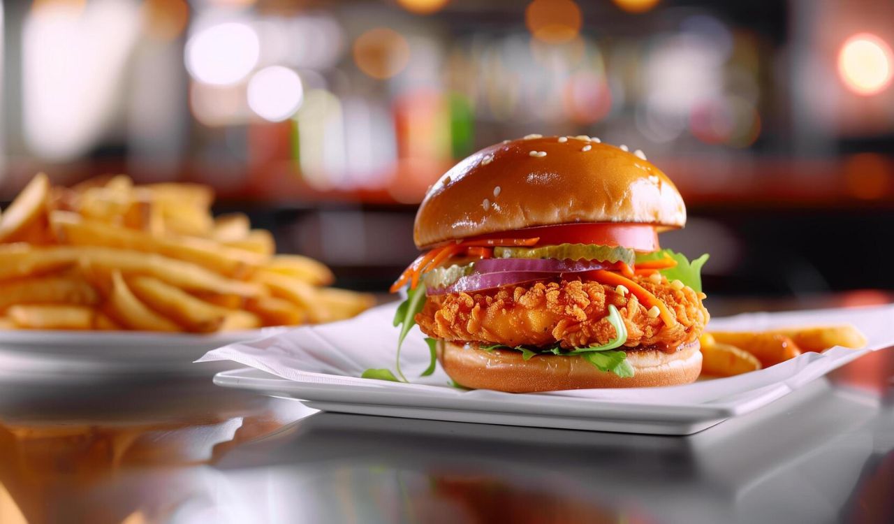 Buffalo chicken slider