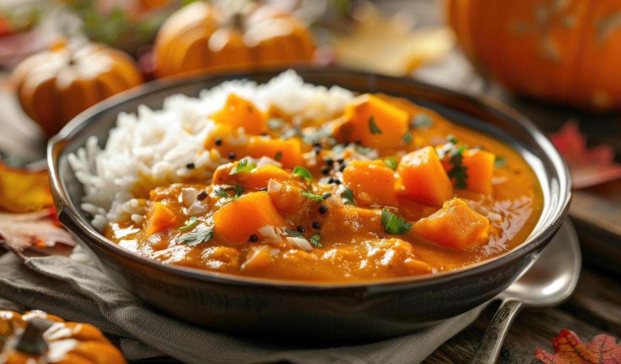 Butternut squash curry