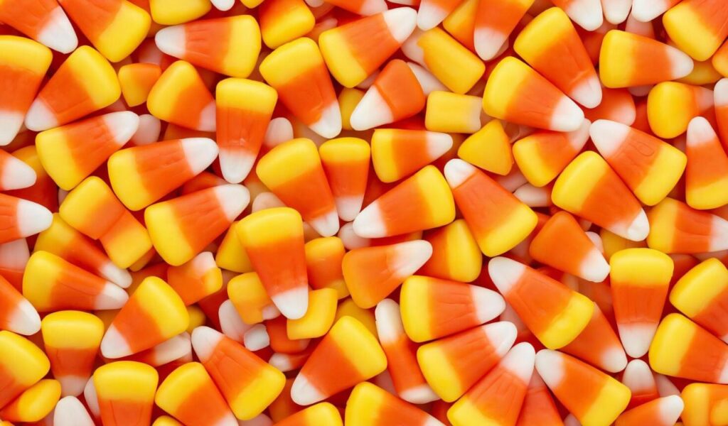 Candy Corn Cheesecake Dip