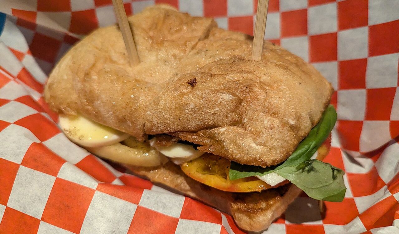 Caprese sandwich