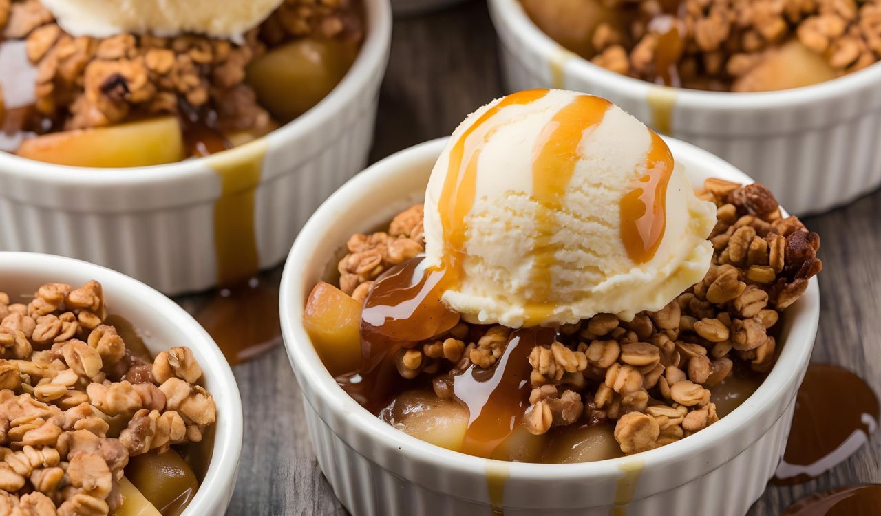 Caramel Apple Crisp