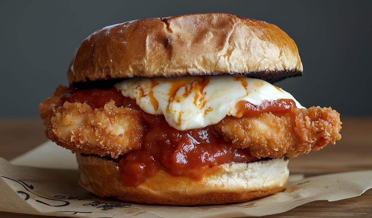 Chicken parmersan slider