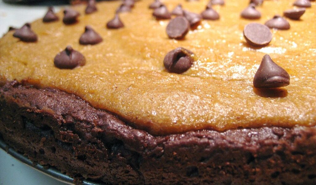 Chocolate Pumpkin Brownies