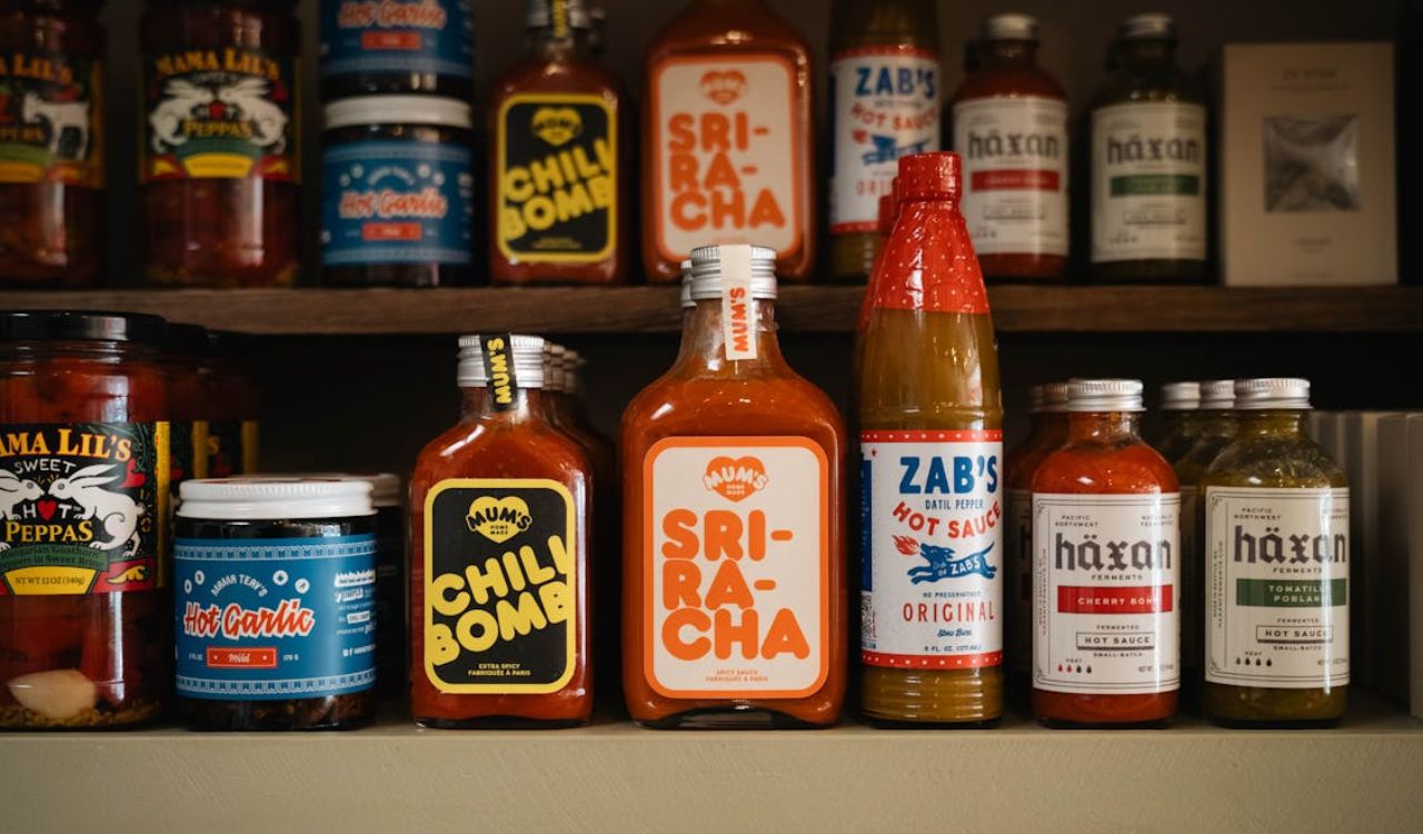 Condiment bottles