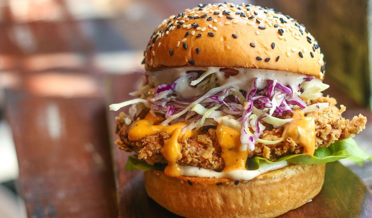 Crispy chicken sandwich